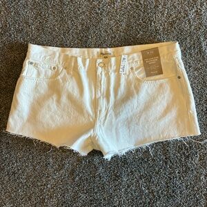 Madewell Women's Cream Jean Shorts